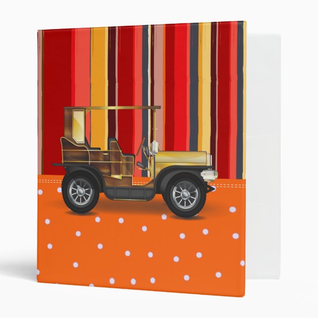 Vintage Automobile Binder (Front/Inside)