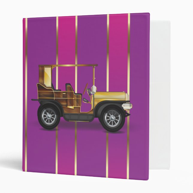 Vintage Automobile Binder (Front/Inside)