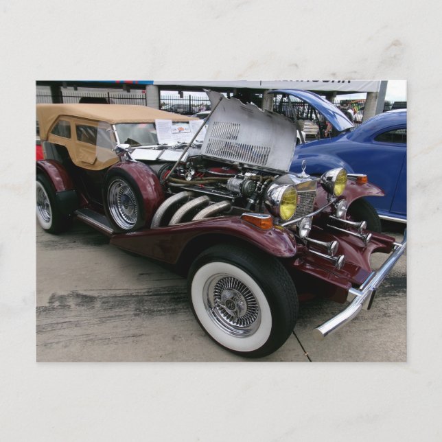 Vintage Automobile Postcard (Front)