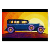 Vintage Automobile Rainbow Sunset (Front Horizontal)