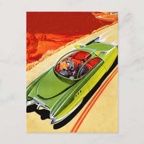 Vintage Automobiles Kaiser Frasier Concept Postcard