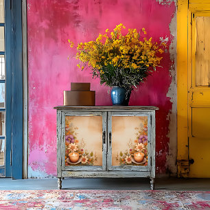 Vintage Autumn Coffee Decoupage Print Tissue Paper