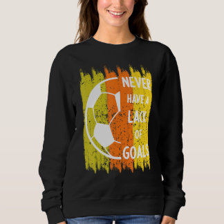 Vintage Autumn Fall Colors Soccer Ball Sweatshirt