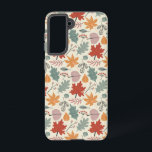 Vintage Autumn Leaves and Acorns Pattern Samsung Galaxy S21 Case<br><div class="desc">Celebrate the beauty of the fall season with this vintage-inspired pattern featuring an assortment of autumn leaves, acorns, and delicate branches in warm, earthy tones. This charming design captures the essence of autumn, evoking a cozy and nostalgic feel perfect for creating a seasonal ambiance. Customize it to bring a unique...</div>