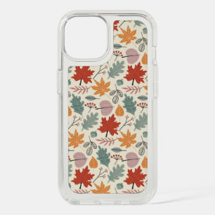 Vintage Autumn Leaves and Acorns Pattern iPhone 15 Case