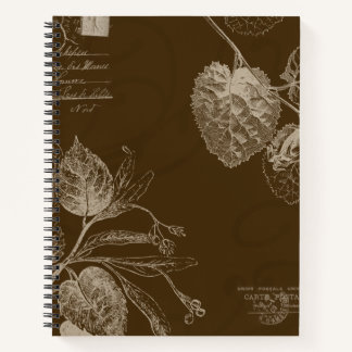 Vintage Autumn Leaves Notebook