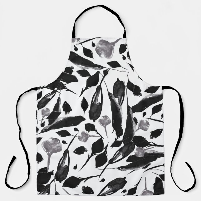 Vintage Autumn Leaves, Seamless Background. Apron (Front)