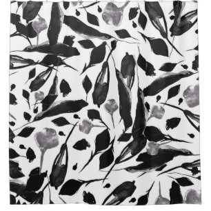 Vintage Autumn Leaves, Seamless Background. Shower Curtain