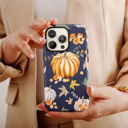 Vintage Autumn Orange Pumpkin iPhone Case_Mate iPhone 13 Pro Max Case