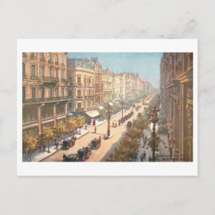 Vintage Avenida de Mayo, Buenos Aires, Argentina Postcard