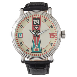 Vintage aviator military style watch