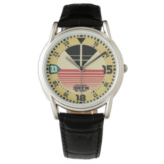 Vintage aviator sports style retro watch