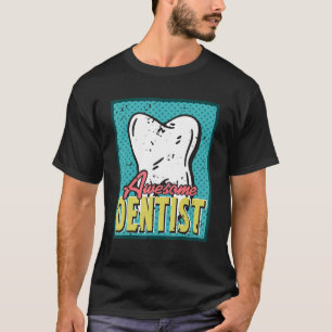 Vintage Awesome Dentist   Present   T-Shirt