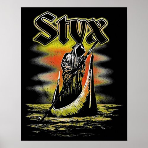 Vintage Awesome Gift STYX Band In Concert Poster