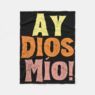 Vintage Ay Dios Mio Cinco De Mayo Festival Family Fleece Blanket