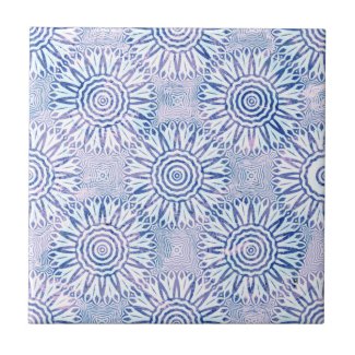 Vintage Azulejo Blue And White Distressed Mosaic Ceramic Tile