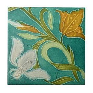 Vintage Azulejo Flowers Ceramic Decorative Design Ceramic Tile