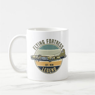 Vintage B-17 Flying Fortress Legend Coffee Mug