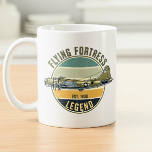 Vintage B-17 Flying Fortress Legend Coffee Mug