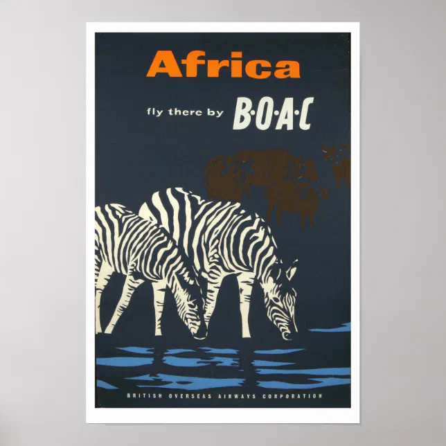 vintage boac posters