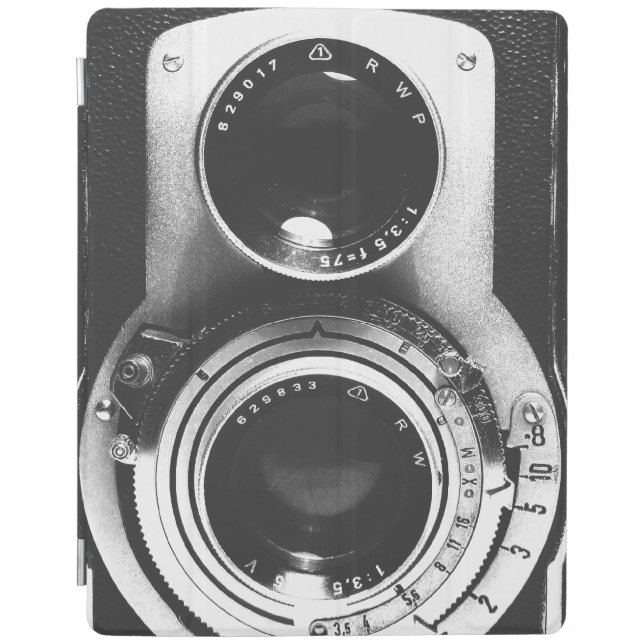 Vintage b&w Camera iPad Smart Cover (Front)