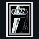 Vintage B&W Jazz Photo 12 x 16 Poster<br><div class="desc">Nice, Jazz, Black and White Photo 12 x 16</div>