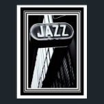 Vintage B&W Jazz Photo 12 x 16 Poster<br><div class="desc">Nice, Jazz, Black and White Photo 12 x 16</div>