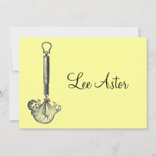 Vintage Baby Announcement