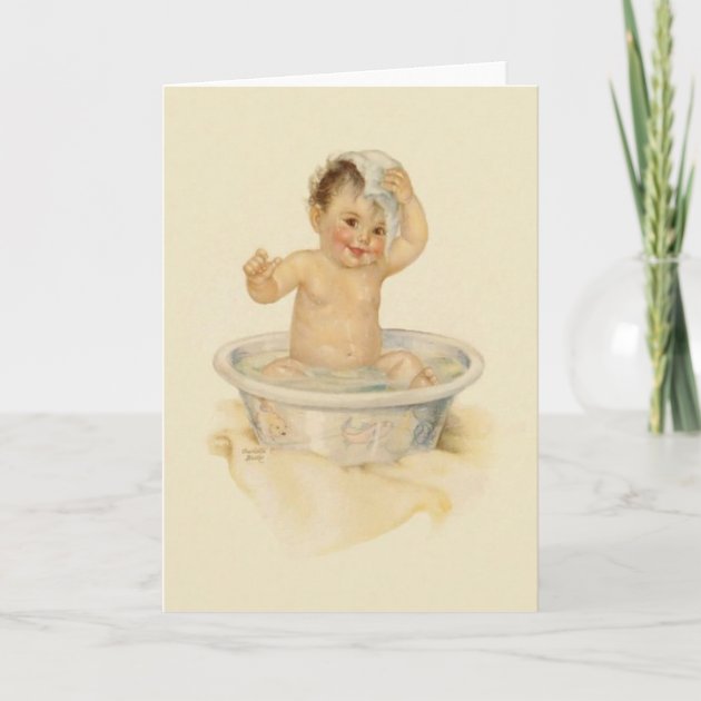 vintage baby bath