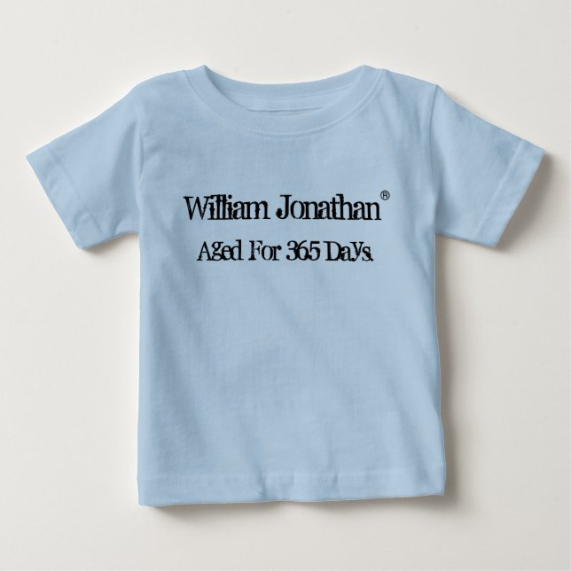 Vintage Baby Birthday T-Shirt (Front)
