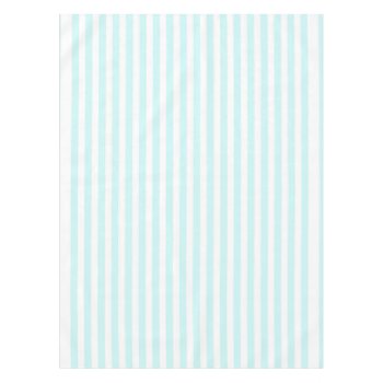 Vintage Baby Blue Pastel Colors Stripes Pattern Tablecloth by Chicy_Trend at Zazzle