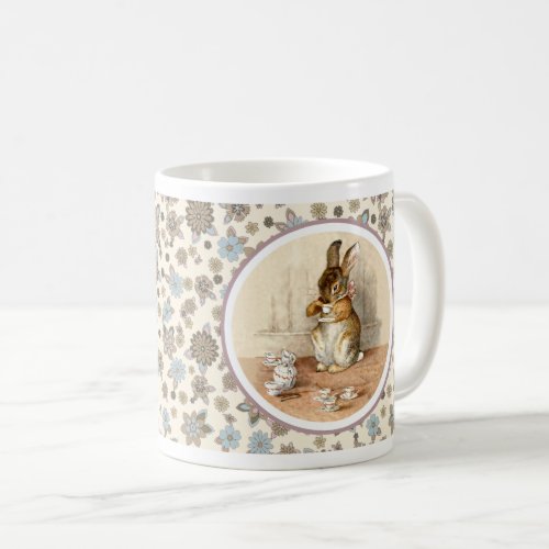 Vintage Baby Bunny Easter Gift Coffee Mug