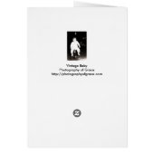 Vintage Baby Card (Back)