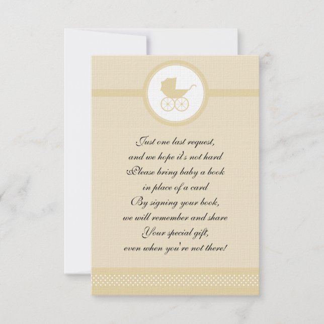 Vintage Baby Carriage Baby Shower Invitation (Front)