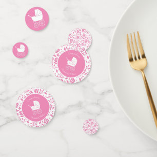 Vintage Baby Carriage Shower Beautiful Confetti