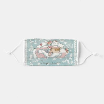 Vintage Baby Congratulations Face Mask by Gypsify at Zazzle