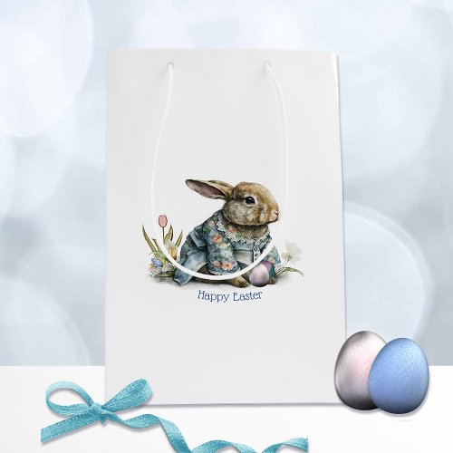 Vintage Baby Easter Bunny Gift Bag