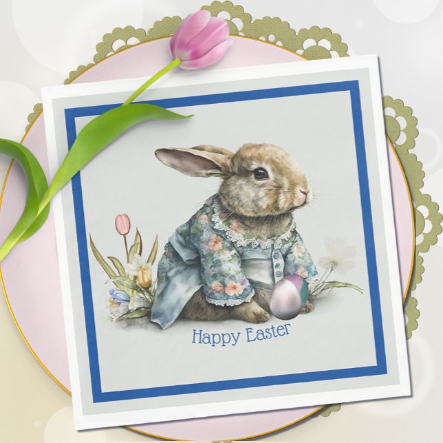 Vintage Baby Easter Bunny Napkins (Creator Uploaded)