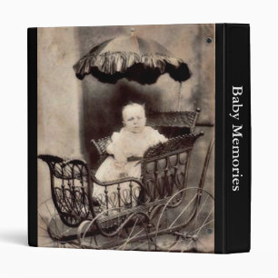 Vintage Baby Photograph Baby Memories Book 3 Ring Binder