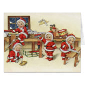 Vintage Baby Santa Illustration (Front Horizontal)