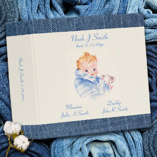 Vintage•Baby Scrapbook Album•Custom Binder