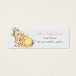 Vintage Baby Shower Baby Inside Crib Favor Tag at Zazzle