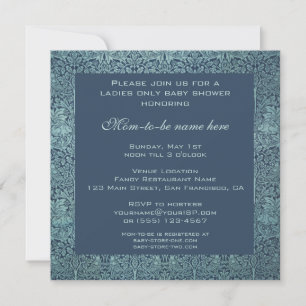 Vintage Baby Shower, Brer Rabbit by William Morris Invitation