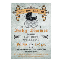 Vintage Baby Shower Invitation