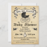 Vintage Baby Shower Invitation Ii at Zazzle