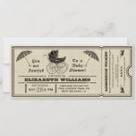 Vintage Baby Shower Ticket Invitation Iii at Zazzle