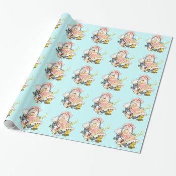 Vintage Baby Shower Wrapping Paper by The_Vintage_Boutique at Zazzle