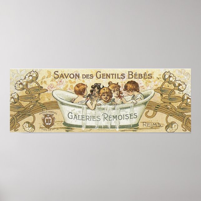 Vintage Baby Soap Ad Poster (Front)