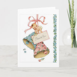 Vintage Baby Thank You Card