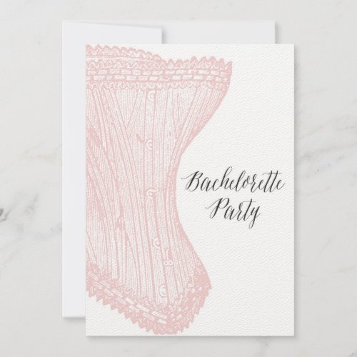 Vintage Bachelorette Party Invitation